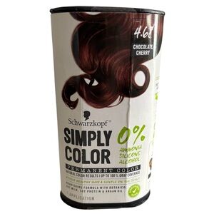 Schwarzkopf Simply Color Permanent Hair Color, [New] 4.68 Chocolate Cherry